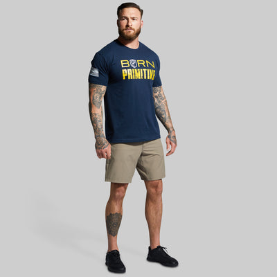 Brand Tee (Midnight Navy/Gold)