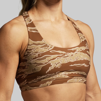 Vitality Sports Bra (Sand Tiger)