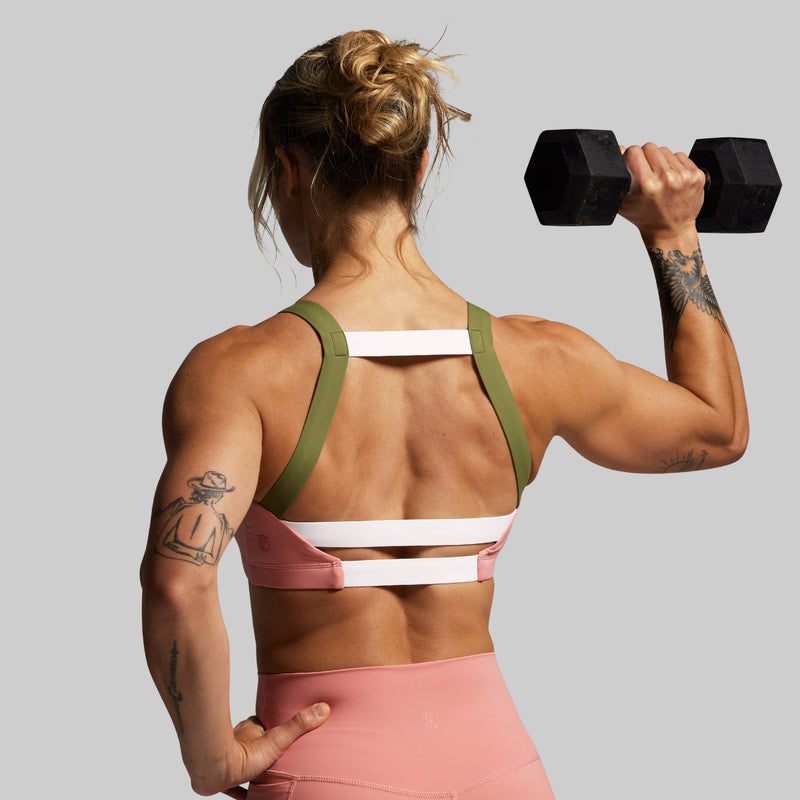 Moxie Sports Bra (Faded Rose)