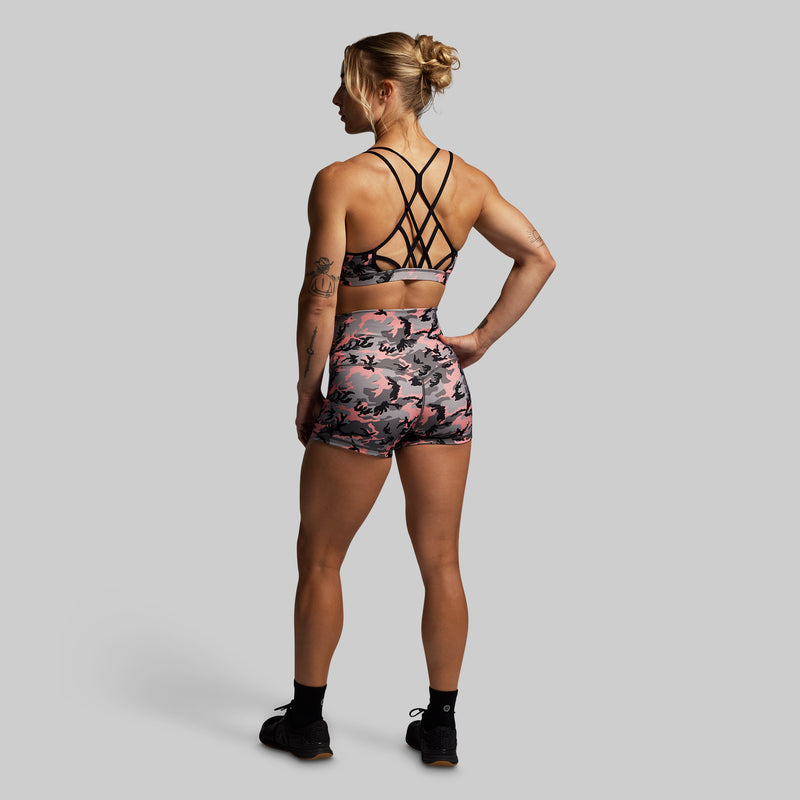 Warrior Sports Bra (Pink Woodland)