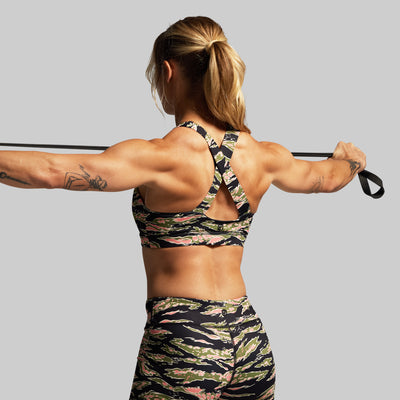 Your Essential Sports Bra (Pink Jungle Tiger)