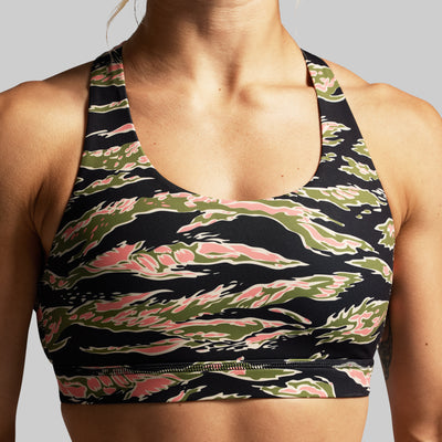 Your Essential Sports Bra (Pink Jungle Tiger)