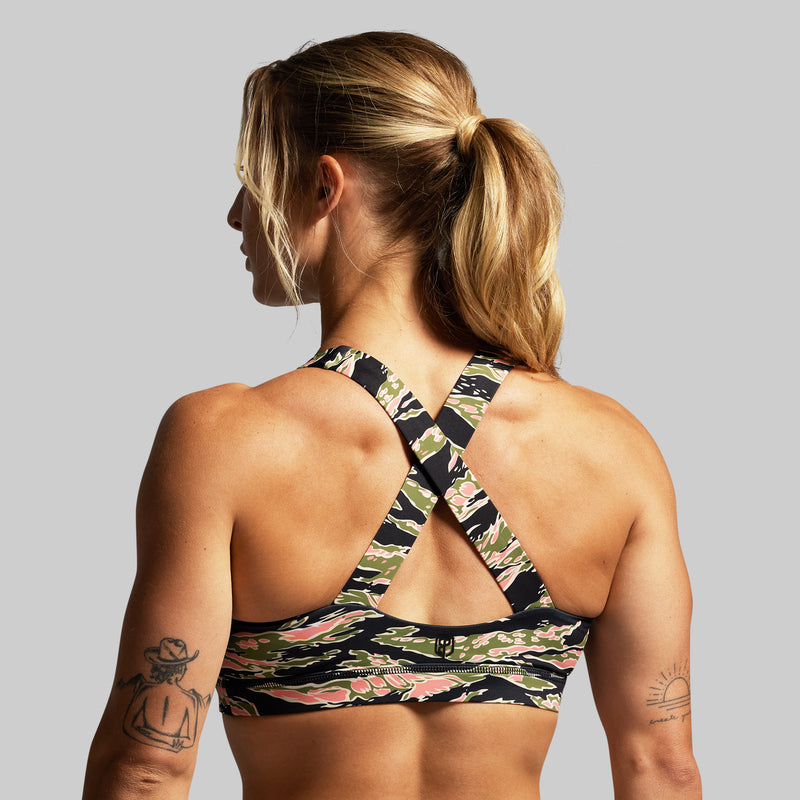 Your Essential Sports Bra (Pink Jungle Tiger)