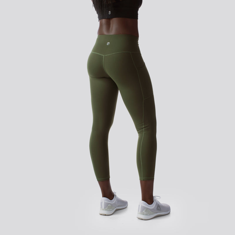 Rise & Grind Capri (Tactical Green)